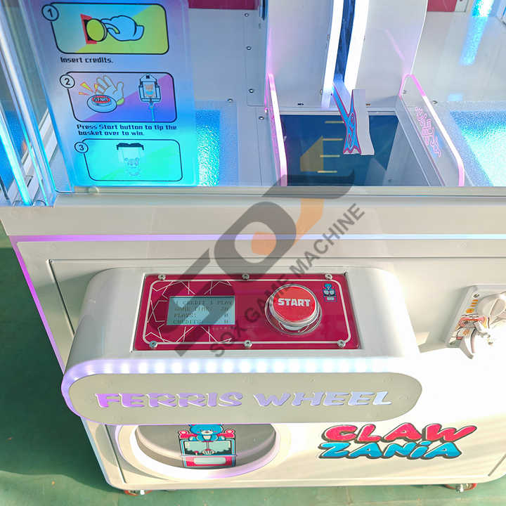 SQX High Returns Cheap Kids' Favorite Plastic Coin Operated Arcade Claw Machine Crocodile Metal Doll Machine