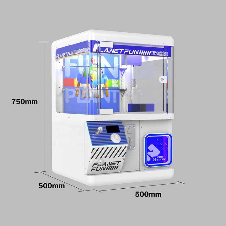SQX Land Manufacture Wholesale 3-5inch Mini Toy Claw Machines for Kids Mini Plush Toy Claw Machine Kit Toy Crane