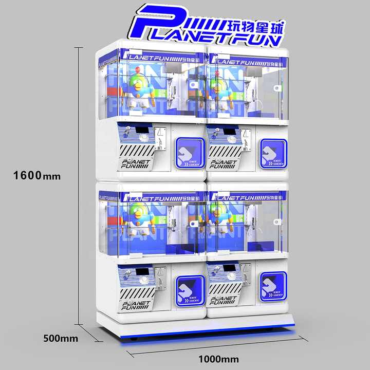 SQX Land Manufacture Wholesale 3-5inch Mini Toy Claw Machines for Kids Mini Plush Toy Claw Machine Kit Toy Crane