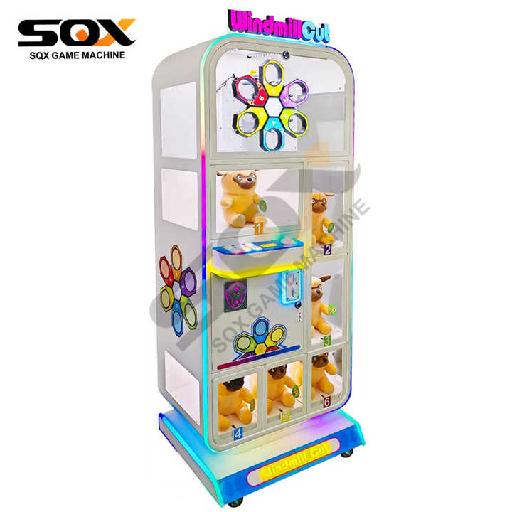 Amusement Equipment Coin Operated Arcade Games Vending Machine Toy Claw Machine Cut Prize Machine for Kids