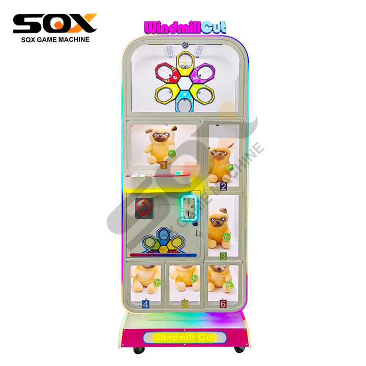 SQX Wholesale Price Luxury Pink Date Big Toy Cutting Machine Crane Toy Grabber for Tourist Attractions