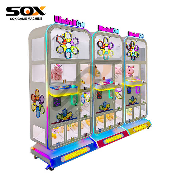 SQX Pink Date Cut Prize Single Player Claw Toy Arcade Machine for Sale pink Date Scissors Cut Prize Gift Machine