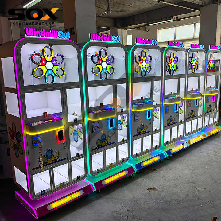 SQX Pink Date Cut Prize Single Player Claw Toy Arcade Machine for Sale pink Date Scissors Cut Prize Gift Machine