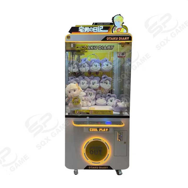 Fun Zone Gift Store Halloween Claw Machine Plushies Toy Mobile Trailer Crane Claw Machine for Sale in Dubai