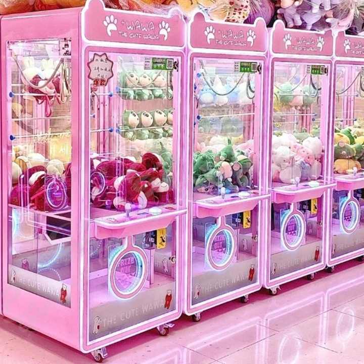 Popular Crazy Toy 2 Crane Game Machine Toys Claw Catch Dolls Machine Gift Vending Machine