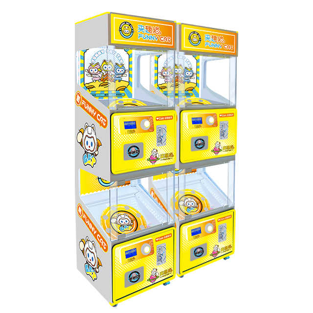 Low -price Food Game Clip Giggle Game Machine Coin Operation Indoor Claw Gift Game Console Sells