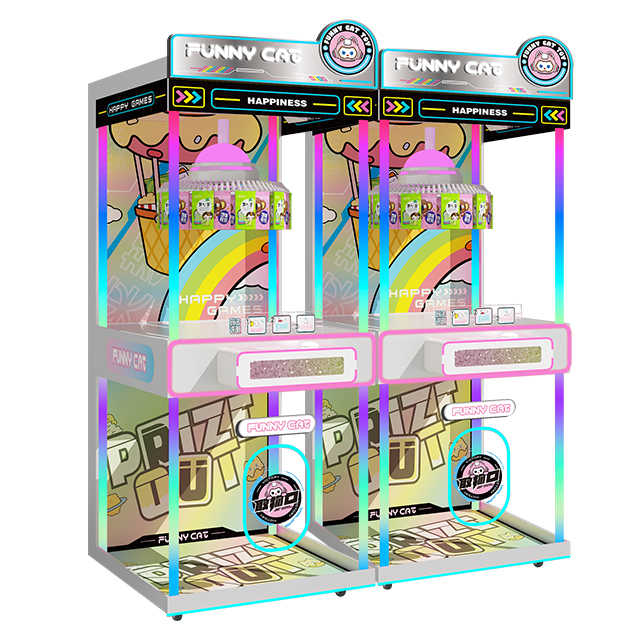 Hot -selling Amusement Park Game Hall Gift Toy Machine Wholesale Coin Clip Has a Prize Game Console
