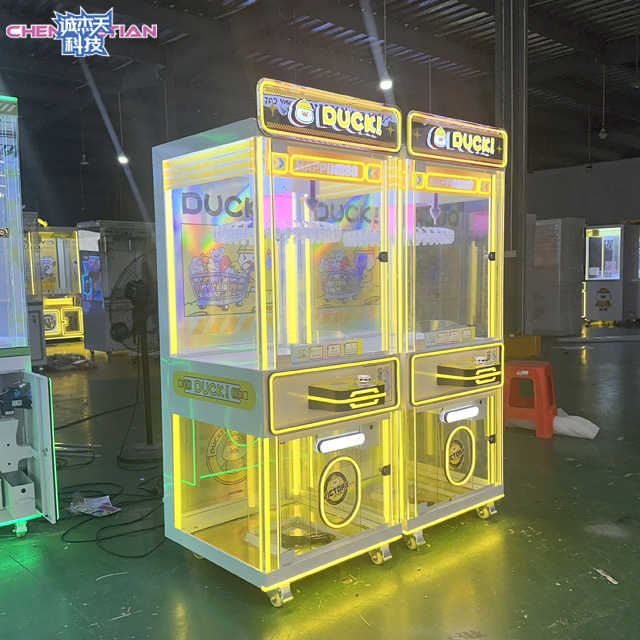 Hot -selling Amusement Park Game Hall Gift Toy Machine Wholesale Coin Clip Has a Prize Game Console