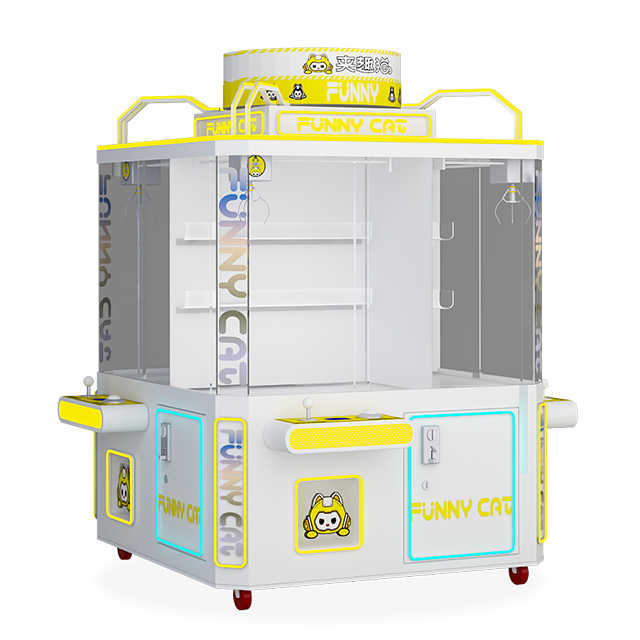 Coin -type Entertainment Children's Claw Crane Capture Sweet Island Candy Gaming Machine 4 Player Arcade Battalion Game Machine