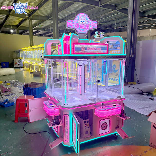 Personalized Custom Mini -doll Crane Boutique Toy Catcher Award Street Game Machine Four -person Mini Claw Machine