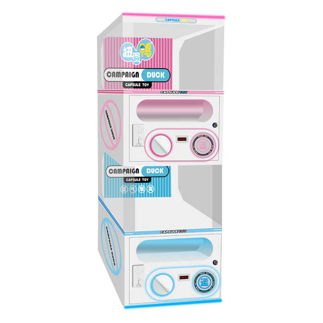 Mall Game Room Custom Amusement Park Gumatron Machine Capsule Double -layer Capsule Toy Automatic Vending Machine