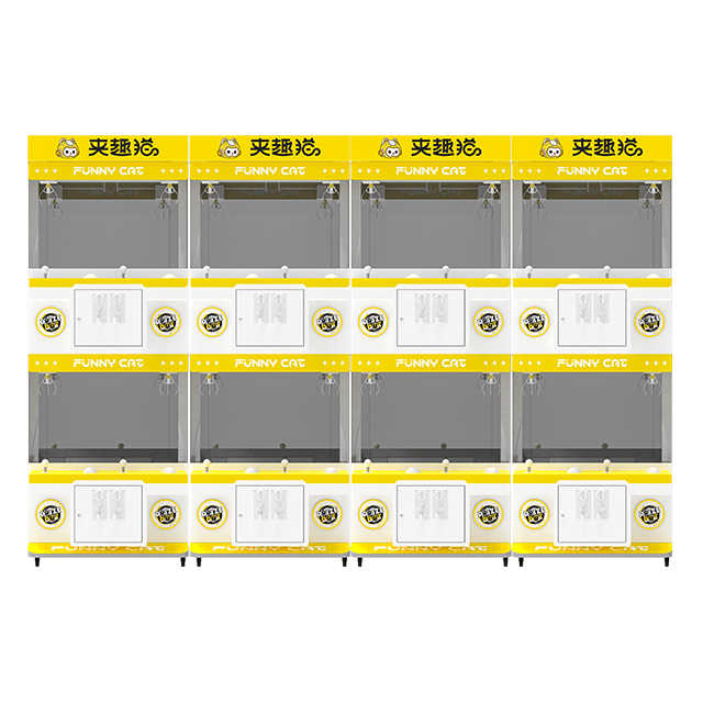 New Four -person Award -themed Design Sticker Overall Doll Unmanned Net Red Four -person Doll Machine