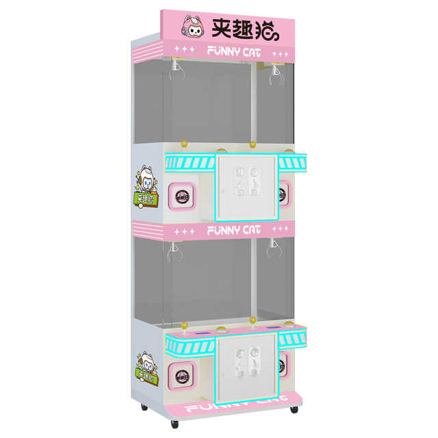 Amusement Park Indoor Commercial Mini Mini Claw Machine Small Toy Coins to Play Games Four People Claws Heavy Machine