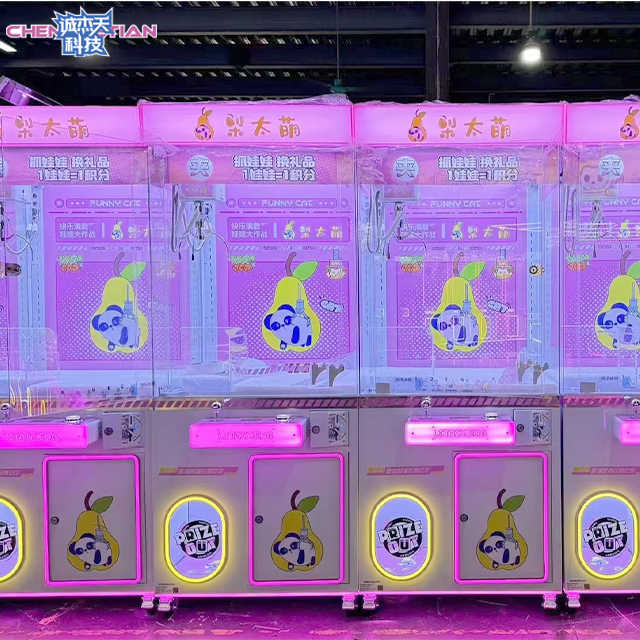 Wholesale Coin Gaming Arcade Crane Doll Machine Custom Smart Watch Catcher Mini Plush Toy Claw Machine