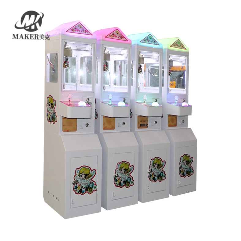 Multiple Colorful Game Coin Operated Gift Machines Small Crane Claw Toy Vending Machine