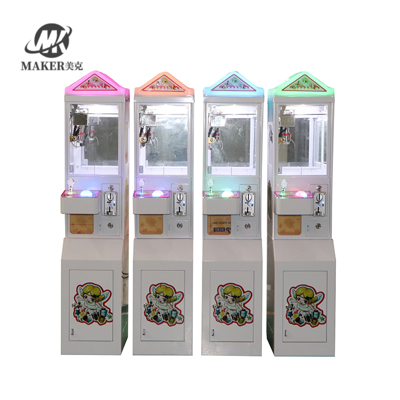 White Appearance Electric Games Gift Machine Coin Operated Crane Claw Machine for Sale