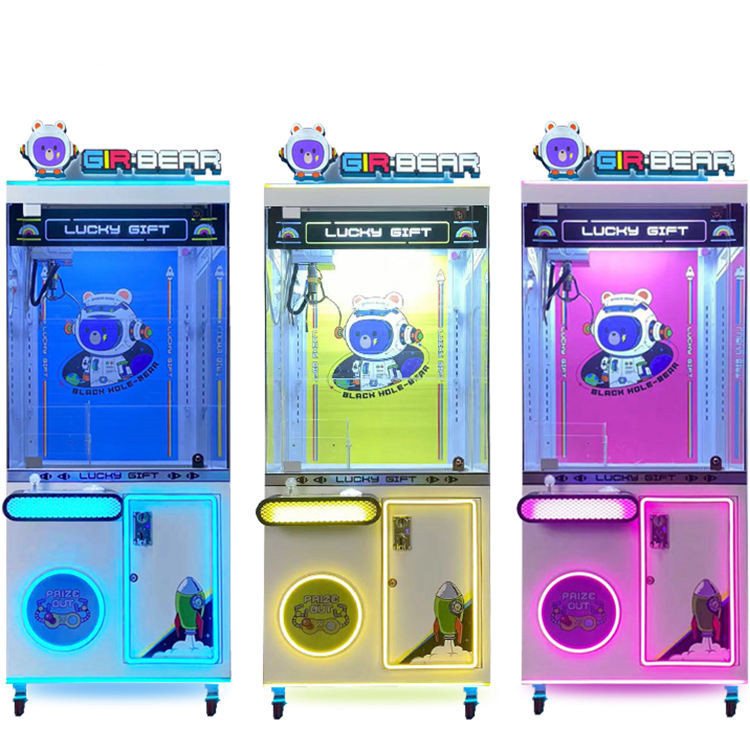 Riteng Brazil Trend 500$ Plushie Gacha Claw Machine Candy Crazy Lollipop Claw Machine Token Changer Machine