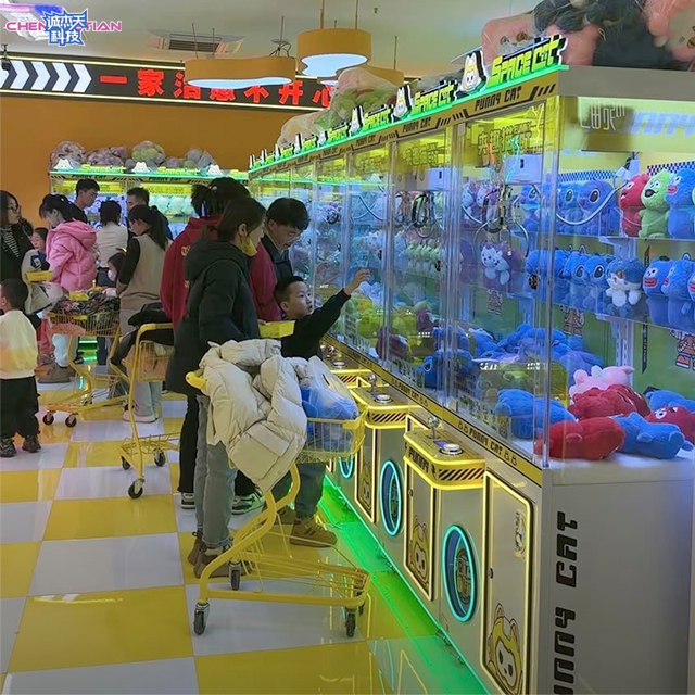 Custom Wholesale Coin Doll Machine Street Machine Game Center New Design Claw Plush Toy Crane Heavy Machine