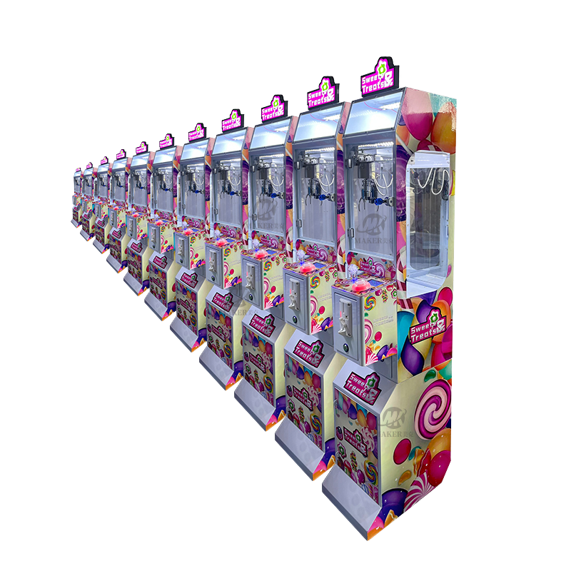 Wholesale Maker   Coin Operated Toys World Candy Vending Mini Claw Machine with Cash Bill Acceptor for Sale Claw Game Machine