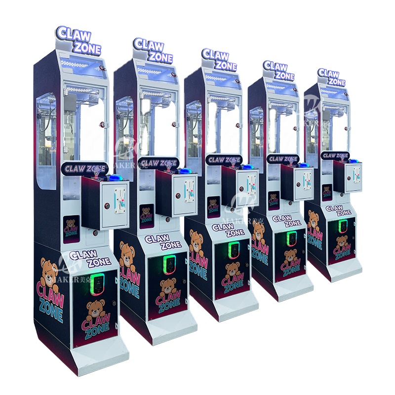 Maker Mini Claw Machine Small Toys Crane Vending Arcade Prizes Doll Gift Candy Coin Operated Game Machine With Coin Acceptor