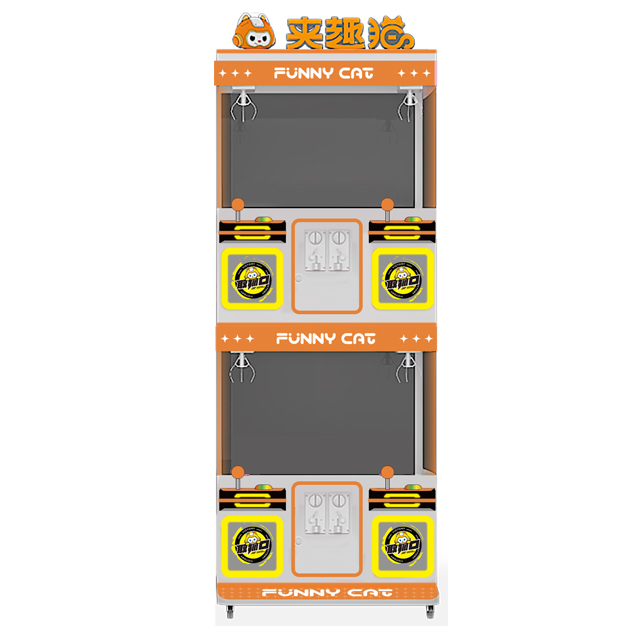 Internet Celebrity New Four -person Boutique Doll Machine Electronic Gaming City Candy Gift Children Mini Clip Doll Machine