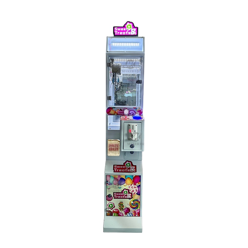 Maker Popular MEGA MINI Claw Crane Machine Coin Operated Prize Toy Mega Mini Crane Claw Game Machine With Coin Acceptor