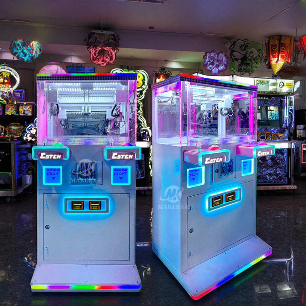 Custom Logo Parent-Child Four Player Crane Claw Machine Doll Game Claw Machine for Mall