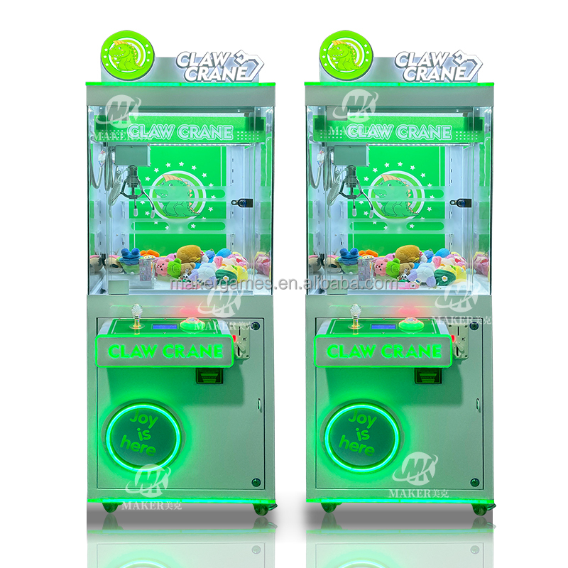 Maker Custom  Doll Gift Candy Coin Operated Game Machine with Bill Acceptor Mini Claw Crane Machine   Doll  Machine Toy for Kids