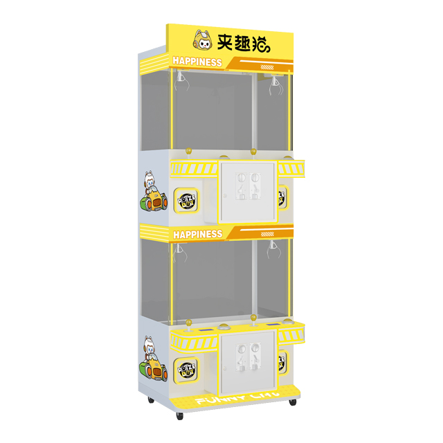 Four Mini Claw Machines Can Customize Mini Dolls, Heavy Machine Boutique Toy Prizes, Street Machine Games, Coins
