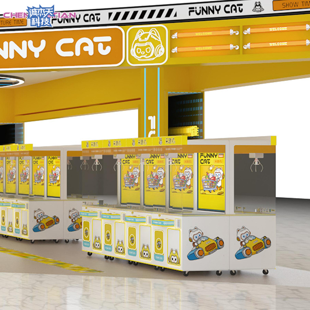 Amusement Park Mini Doll Crane Claw Machine US Dollar Banknote Receiver Claw Machine