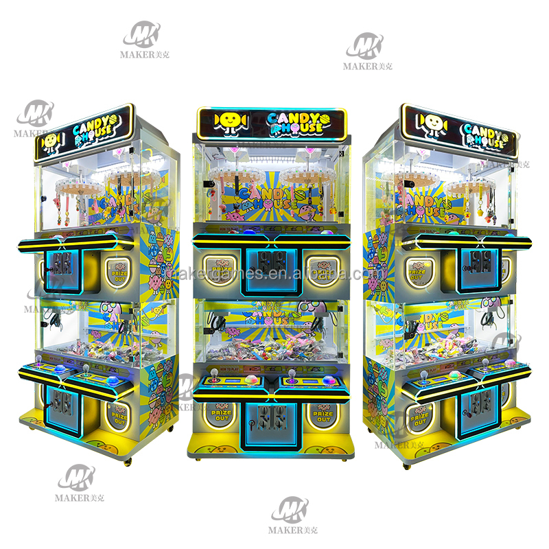 Factory Price Claw Crane Machine Toys Plush Coin Operated Toy Doll Machine Vending Mini Claw Machine for Kids