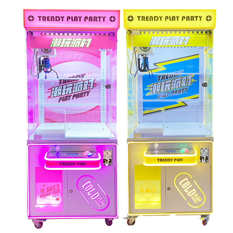 Riteng Counter Display Prize Locker Tide House Claw Machine With Card Reader Bill Acceptor Toy Plastic Crane Claw Game Machine