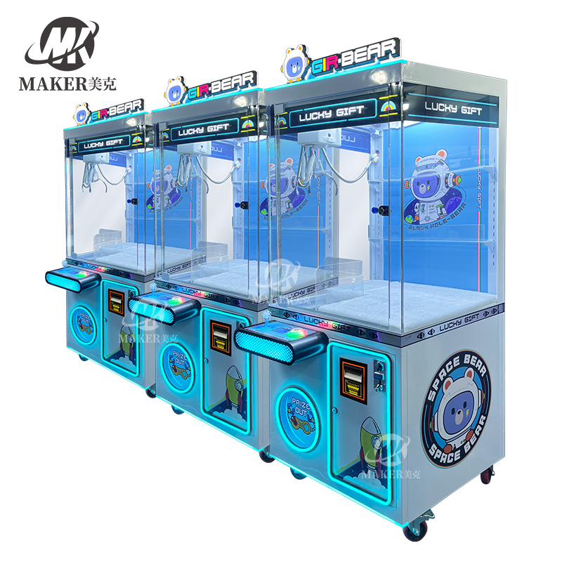 Wholesale Custom Operated Toy Vending Arcade Claw Crane Coin Machine Cheap Bill Operation Doll Claw Machine With Bill Acceptor