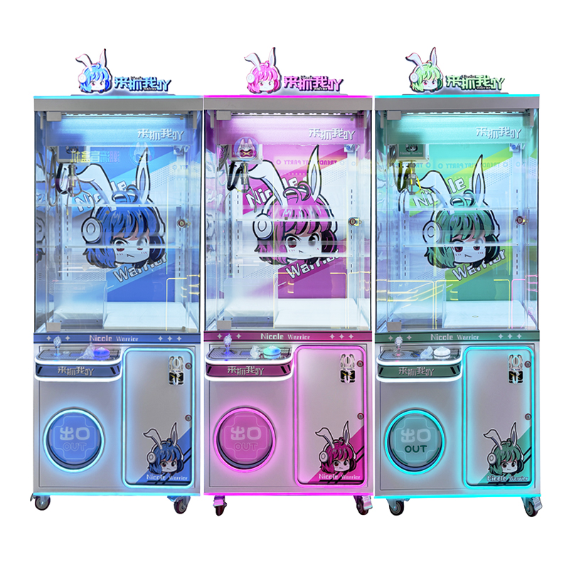Custom Coin Operated Box Prize Locker Claw Crane Games Vending Machine Cabinet Japanese Plush Single Crane Claw Machine for Sale