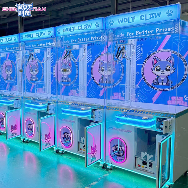 Shopping Center Entertainment Interesting Single Doll Machine Push Coin Machine