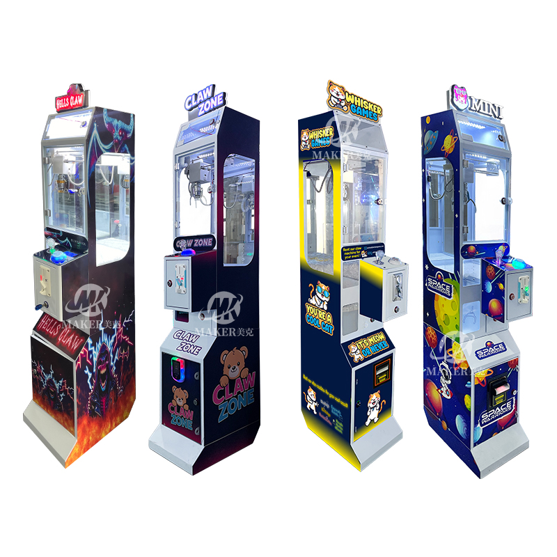 Maker Customized Small Mini Mega Rent Claw Machine Toy Prize Vending Doll Crane Game Machine with Coin Acceptor