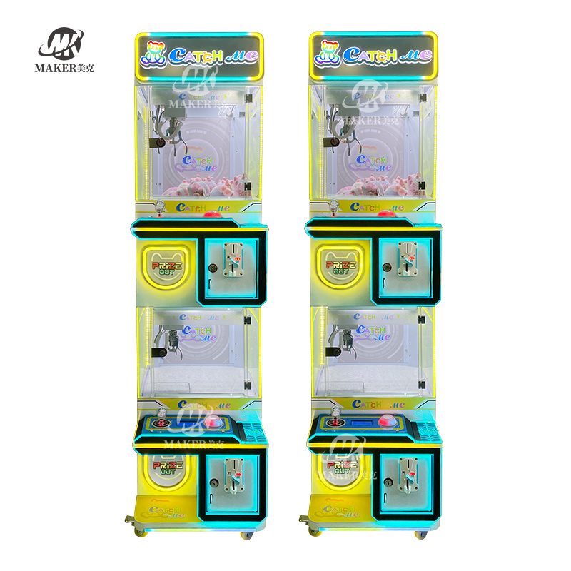 MAKER Hot Selling 2 Claws Mini Claw Crane Doll Machine Grab Mini Prize Coin Operated Games 2 Players Mini Claw Machine