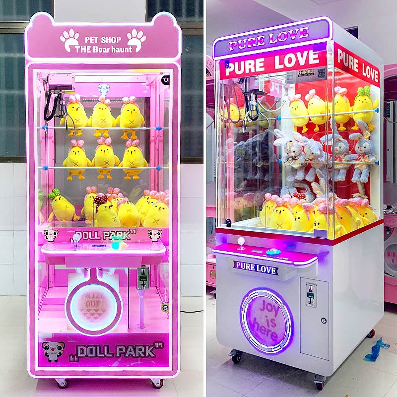 Riteng Cheap Dolls Catcher Games Machine Coin Operated Toy Arcade Crane Claw Machine