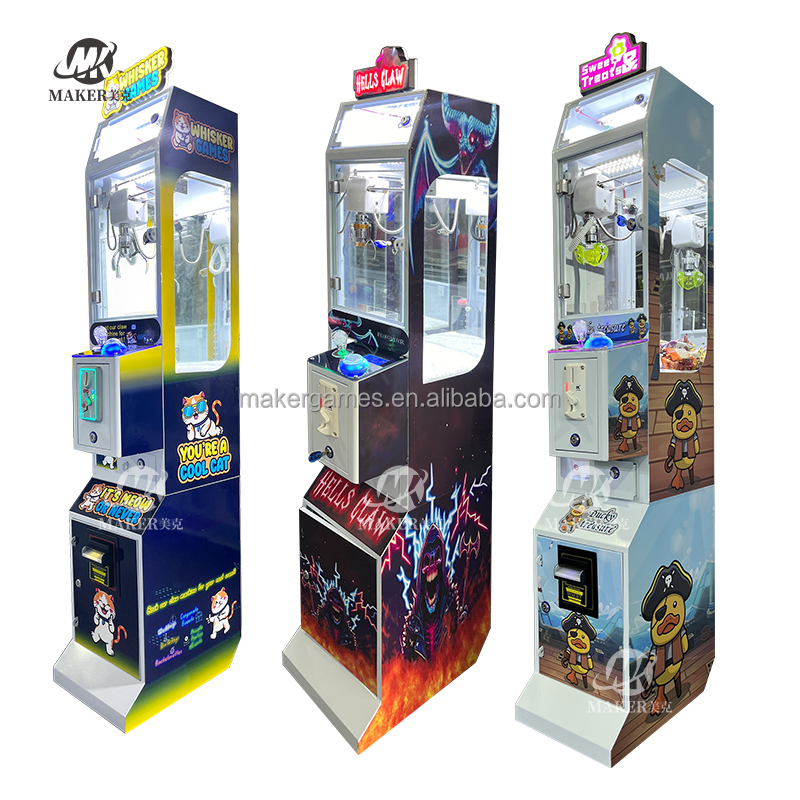 Maker Wholesale Mini Claw Doll Machine Earn Money Acrylic Cheap Concept Catching One-stop Custom ODM OEM Crane Machine